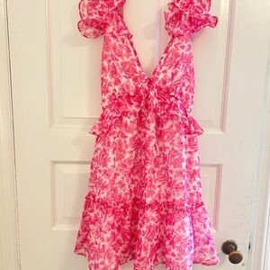 Floral Pink Dress